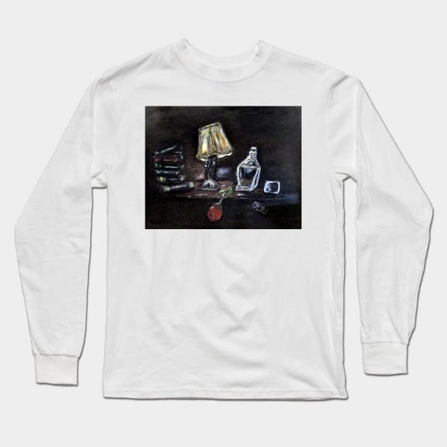 Shelf of Memories Long Sleeve T-Shirt by cjkell